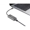 Natec Cricket NNC-1925 USB-C 3.1 Gen 1 – RJ45 Ethernet-sovitin, 1000 Mbit/s, 15 cm kaapeli, alumiini, harmaa