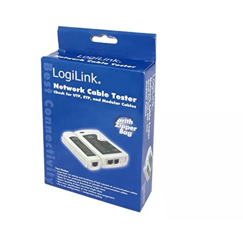 Kaapelitesteri, LogiLink WZ0010, verkkokaapelin testauslaite