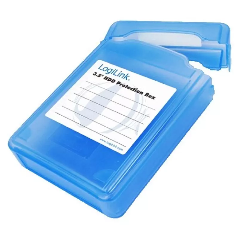 Logilink 3.5 HDD-suojakotelo 1 HDD:lle - kiintolevyn suojakotelo - sininen (UA0133)