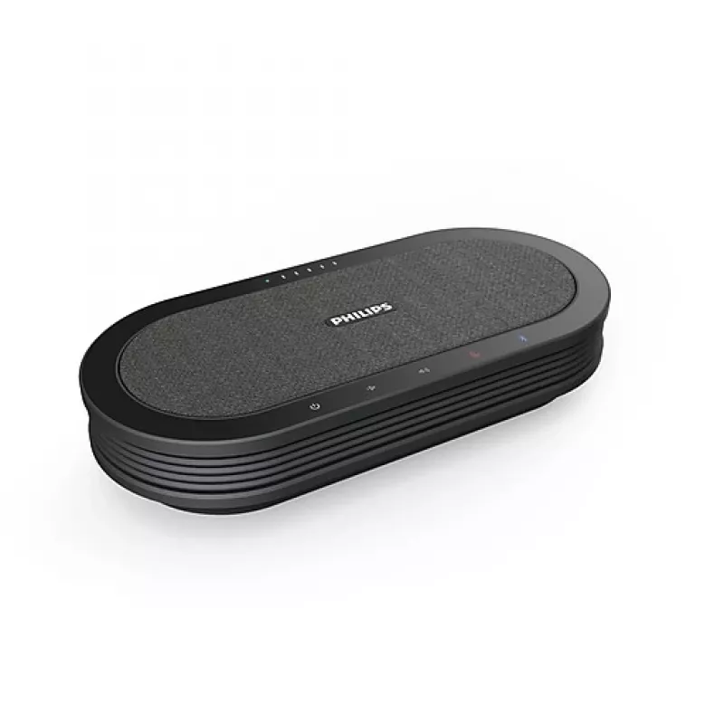 Philips PSE0501 Smart Meeting langaton kokousmikrofoni Sembly-kokousavustajalla, USB-C, musta/harmaa
