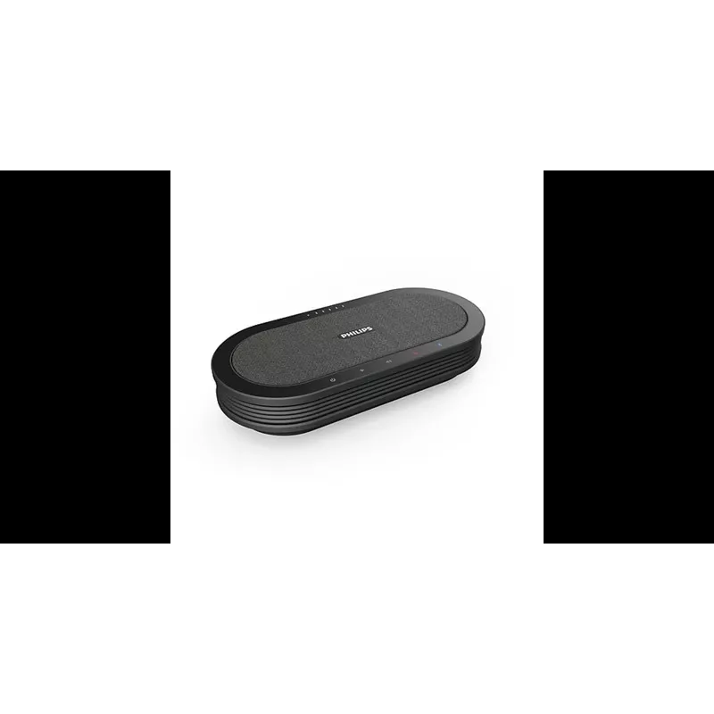 Philips PSE0501 Smart Meeting langaton kokousmikrofoni Sembly-kokousavustajalla, USB-C, musta/harmaa