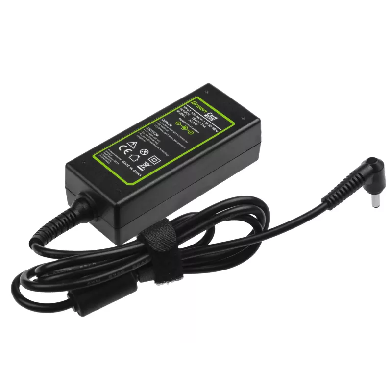 Virtalähde Green Cell AD70P ASUS-kannettaville, 33W, 19V 1,75A, sisäkäyttöön, musta