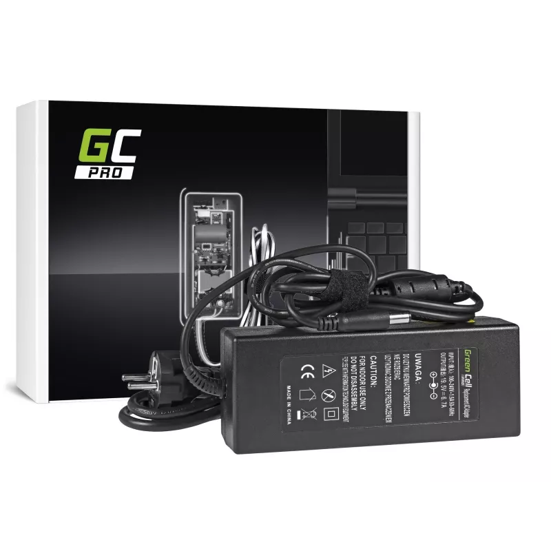 Virtalähde Green Cell AD35P 130 W AC/DC 19,5 V 6,7 A kannettaviin, sisäkäyttöön, musta