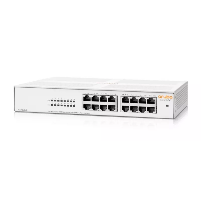 Aruba Instant On 1430 16G hallitsematon L2 Gigabit Ethernet (10/100/1000) 1U valkoinen