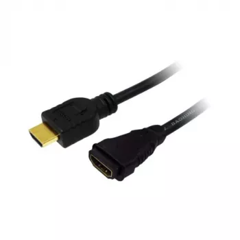 LogiLink CH0057 HDMI-jatkokaapeli musta 4K UHD 3m HDMI-A-uros T