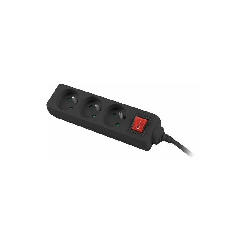 Lanberg PS1-03E-0150-BK jatkojohto (1,5 m, musta)
