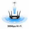 Cudy LT400 langaton reititin Fast Ethernet single-band (2.4 GHz) 4G musta