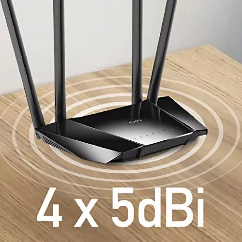 Cudy LT400 langaton reititin Fast Ethernet single-band (2.4 GHz) 4G musta