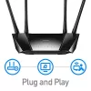 Cudy LT400 langaton reititin Fast Ethernet single-band (2.4 GHz) 4G musta