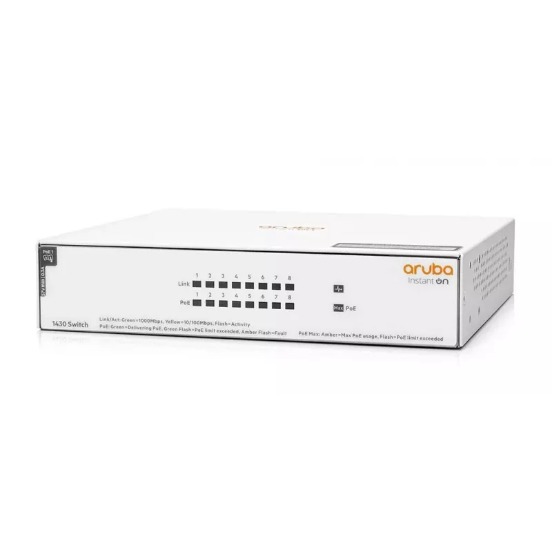 HPE Aruba Networking Instant On -kytkin 8p Gigabit CL4 PoE 6