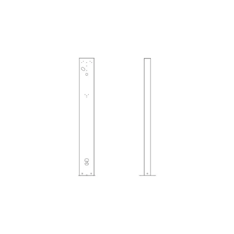 Wallbox Eiffel Basic asennusosat – EV-latausasemalle – RAL 7043