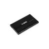 iBox HD-01 IEU2F01 2,5" ulkoinen HDD-kotelo, SATA, USB 2.0, alumiini, musta