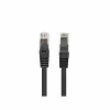 Verkkokaapeli LANBERG PCU6-10CU-0050-BK Cat6 U/UTP RJ-45 0,5 m musta