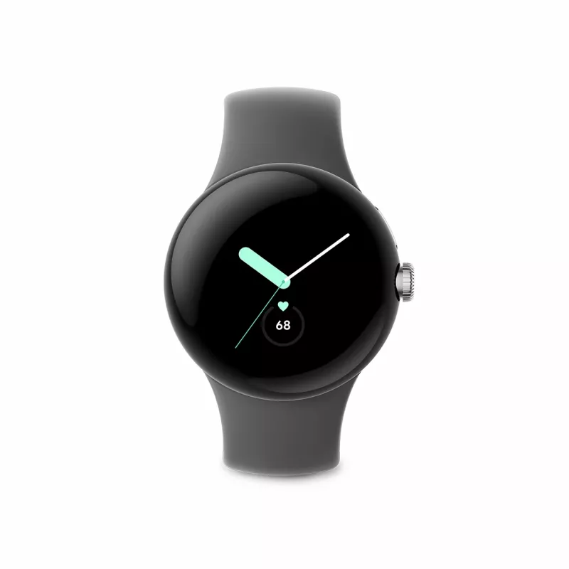 Google Pixel Watch – kiillotettu hopea – älykello rannekkeella