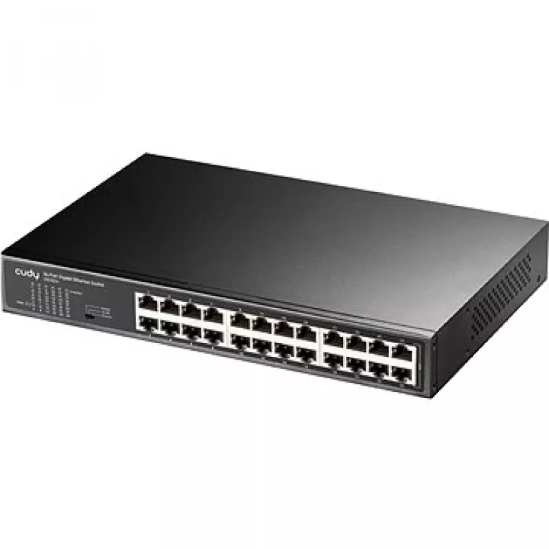 Cudy GS1024 verkkokytkin Gigabit Ethernet (10/100/1000) musta