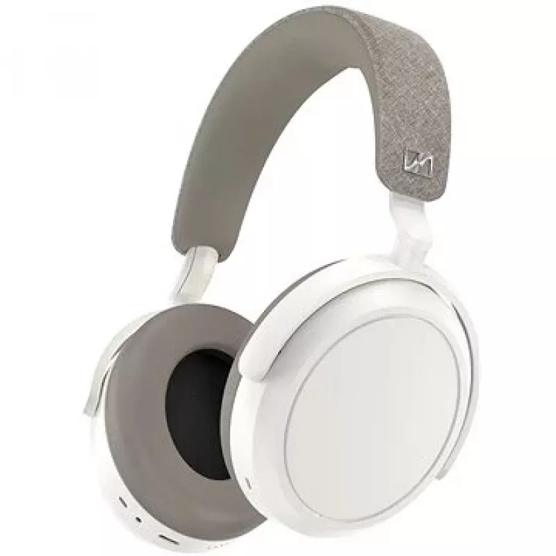 Sennheiser MOMENTUM 4 Wireless 509267 korvia ympäröivät kuulokkeet, Bluetooth 5.2, ANC, 60 h, 2,5 mm, USB-C, valkoinen