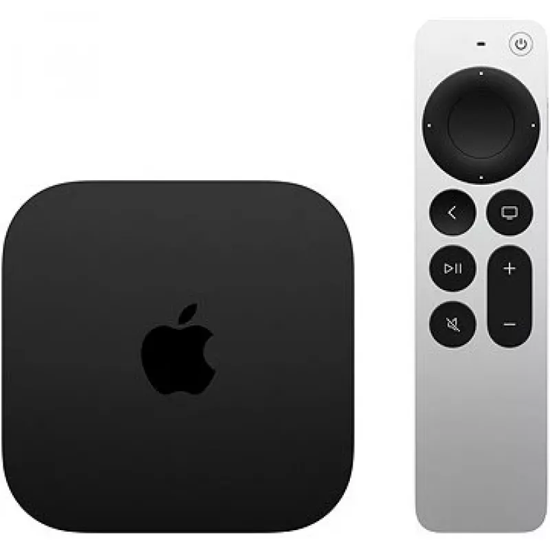 Apple TV 4K musta, Silver 4K Ultra HD 128 GB Wi-Fi Ethernet LAN