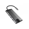 NATEC Fowler Plus USB Type-C musta harmaa MicroSD SD -keskitin