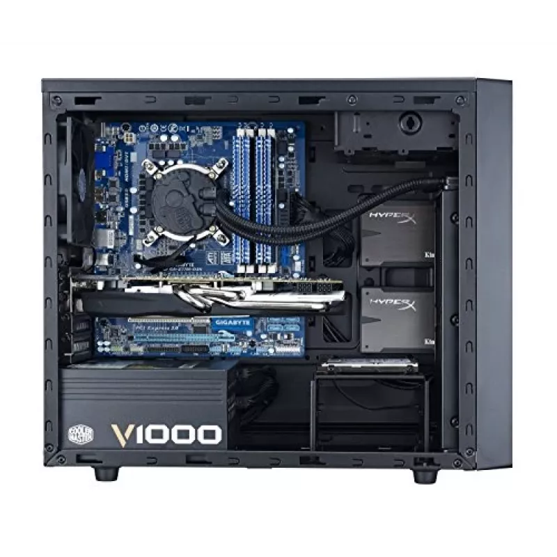 Cooler Master N200 - torni - Mini ITX / Micro ATX - ilman virtalähdettä (ATX / PS/2)