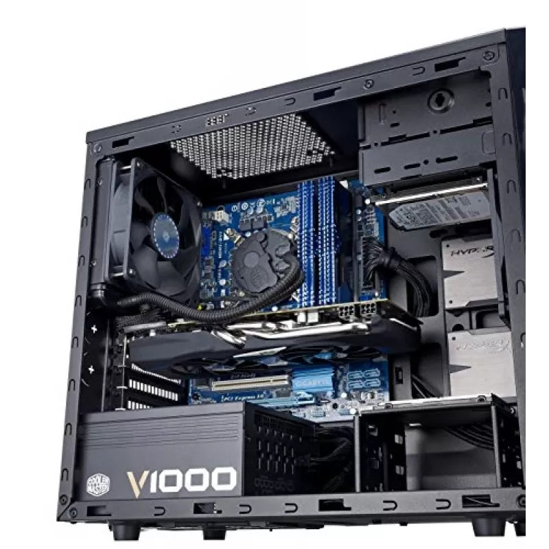 Cooler Master N200 - torni - Mini ITX / Micro ATX - ilman virtalähdettä (ATX / PS/2)