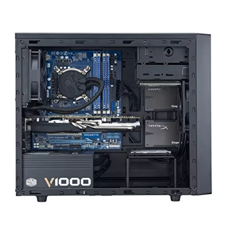 Cooler Master N200 - torni - Mini ITX / Micro ATX - ilman virtalähdettä (ATX / PS/2)