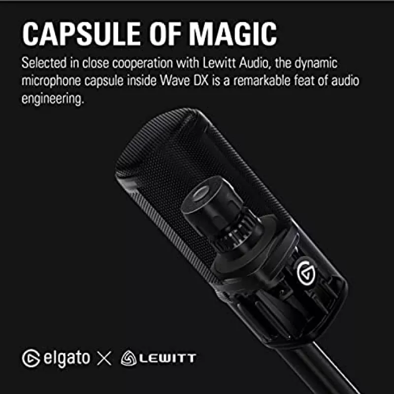 PC-mikrofoni Elgato Wave DX musta
