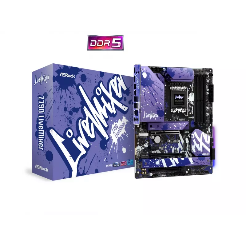 ASRock Z790 LiveMixer ATX LGA1700 DDR5 emolevy