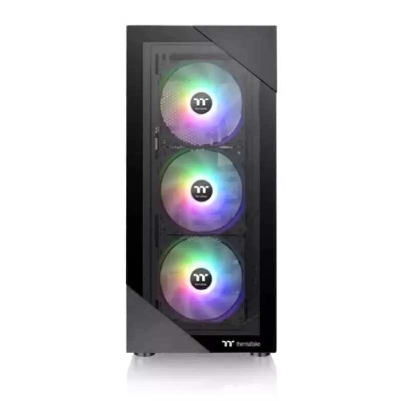 PC-kotelo Thermaltake View 200 TG ARGB Midi Tower musta