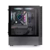 PC-kotelo Thermaltake View 200 TG ARGB Midi Tower musta