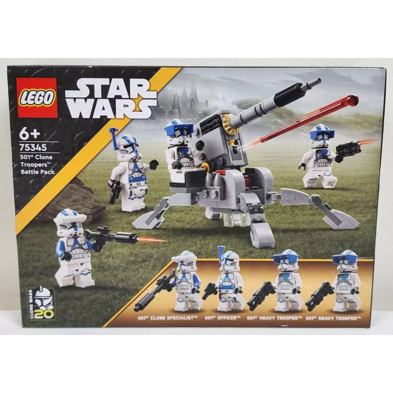 LEGO 75345 Star Wars 501st Clone Troopers Battle Pack -sarja rakennettava lelu