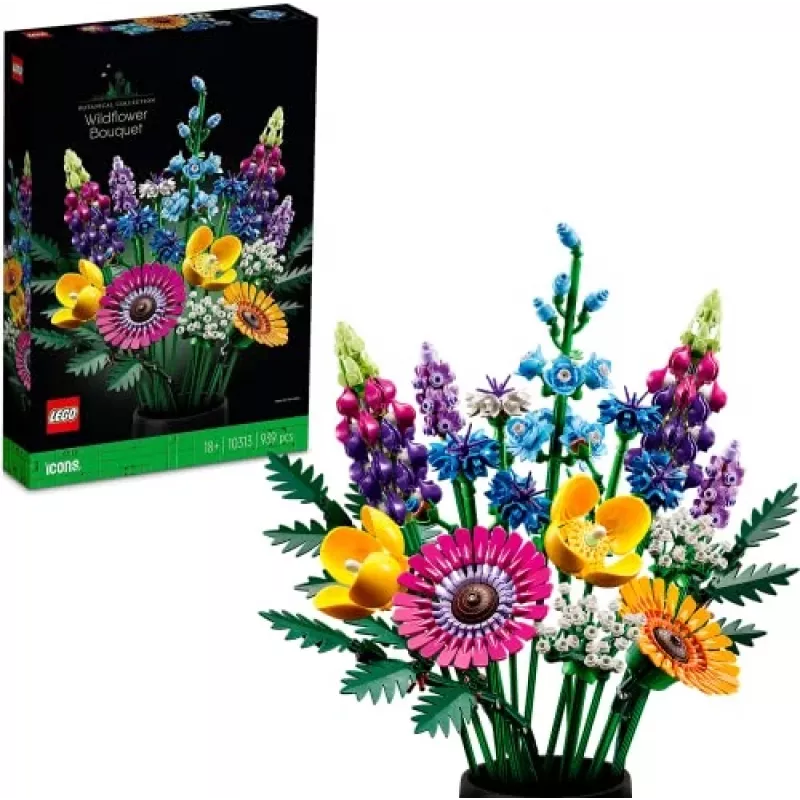 LEGO Icons Wildblumenstrauß setti 10313, monivärinen