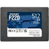 Patriot Memory P220 512 Gt SSD-asema, 2,5″, SATA III (P220S512G25)
