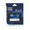 Patriot Memory P220 512 Gt SSD-asema, 2,5″, SATA III (P220S512G25)