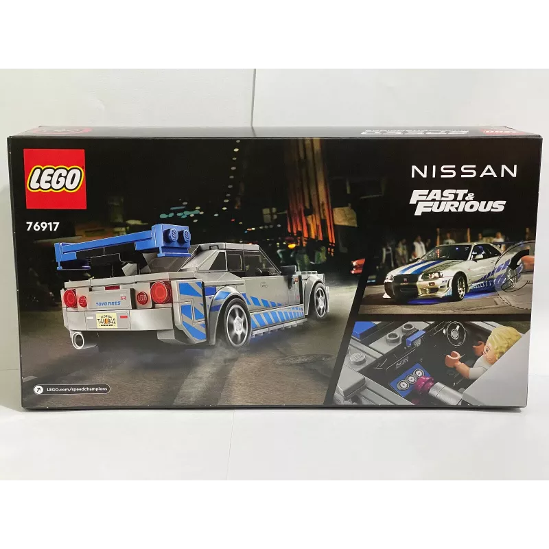 LEGO 76917 Speed Champions 2 Fast 2 Furious Nissan Skyline GT-R (R34) leluauto