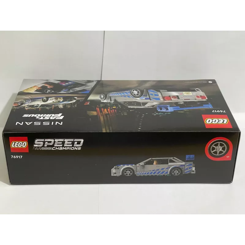 LEGO 76917 Speed Champions 2 Fast 2 Furious Nissan Skyline GT-R (R34) leluauto