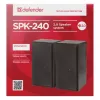DEFENDER SPK-240 johdolliset pöytäkaiuttimet, 2.0, 6 W RMS, USB-virtalähde, 3,5 mm, musta