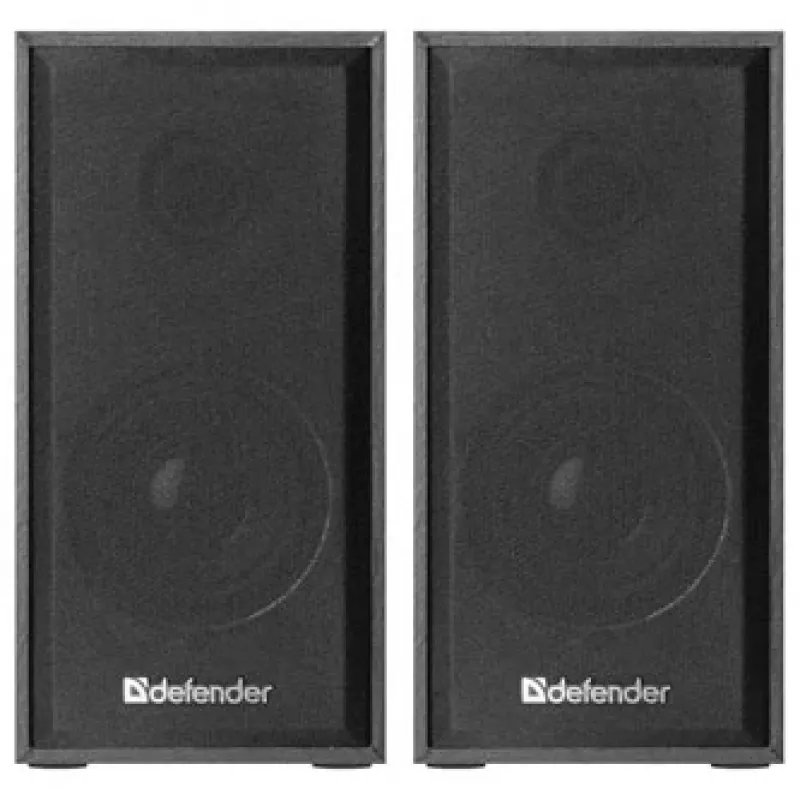 DEFENDER SPK-240 johdolliset pöytäkaiuttimet, 2.0, 6 W RMS, USB-virtalähde, 3,5 mm, musta