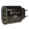 USB-seinälaturi MACLEAN MCE479B — 3x USB-liitäntää, 18W kokonaisteho, kompakti