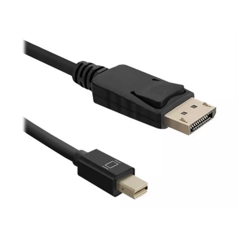 DisplayPort-kaapeli Qoltec 50434 1,8 m Mini DisplayPort, musta