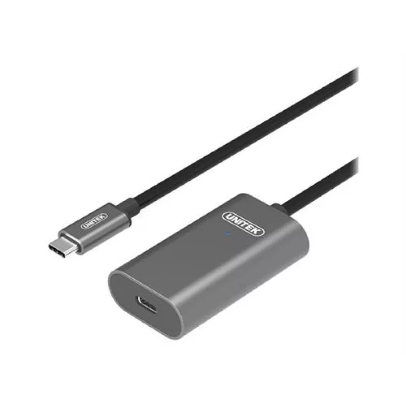 USB-kaapeli UNITEK U305A 5m USB 3.2 Gen 1 USB C harmaa