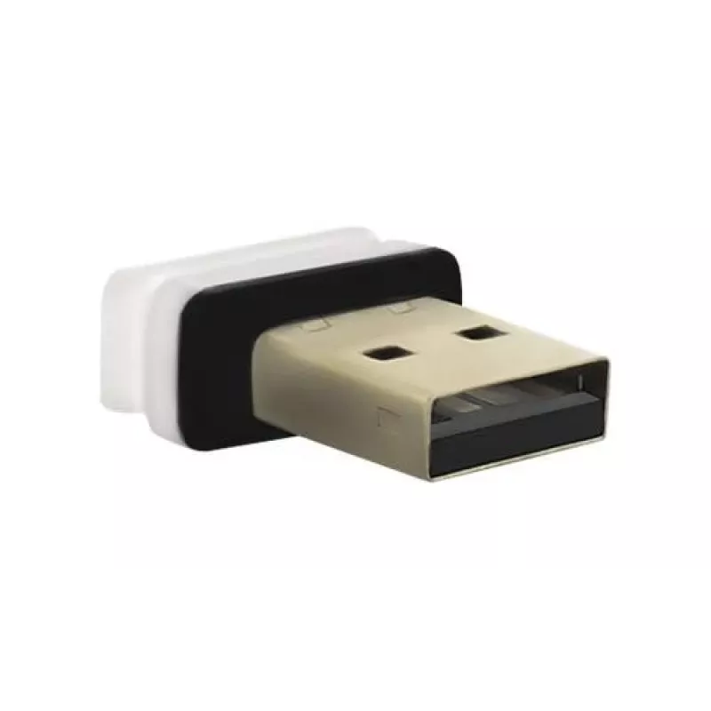 Qoltec - verkkosovitin - USB 2.0 - 802.11b/g/n - valkoinen