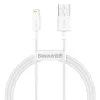 Baseus CALYS-A02 matkapuhelinkaapeli valkoinen 1 m USB A Lightning