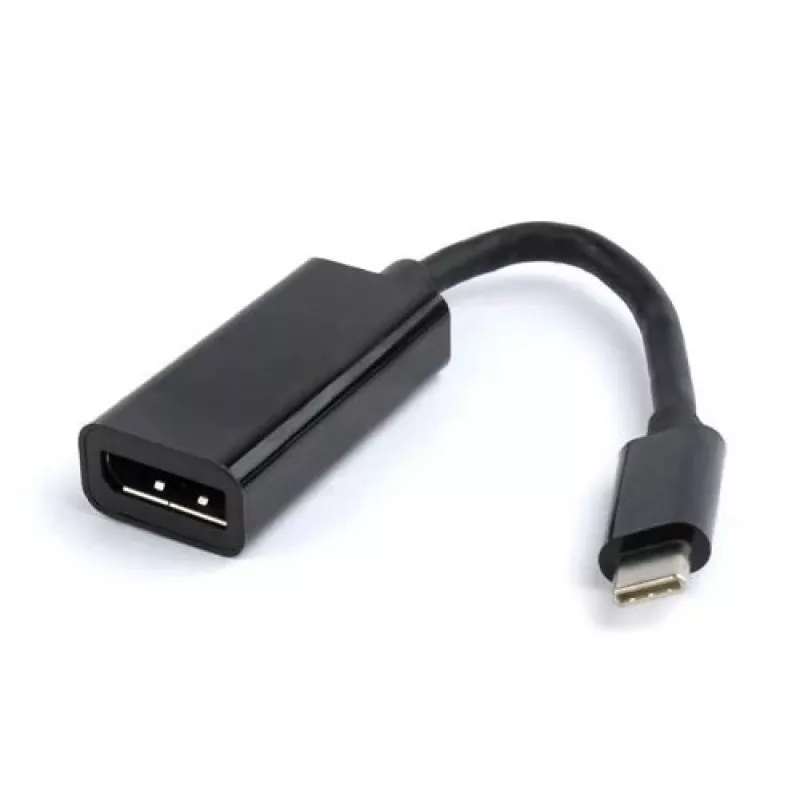 Gembird A-CM-DPF-01 USB-C–DisplayPort-adapteri, 15 cm, musta