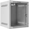 Lanberg WF10-2306-10S 10" seinäkiinnitteinen rack-kaappi 6U, 336×280×310 mm, lasiovi, 20 kg, harmaa (RAL 7035)