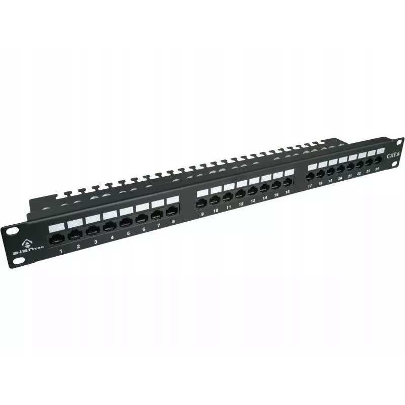 Patch-paneeli Alantec PK001 24-porttinen UTP Cat.6 1U 19