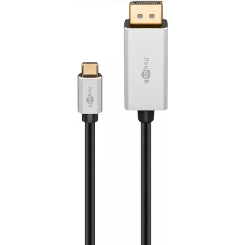 Goobay | USB-C - DisplayPort adapterikaapeli | 60176 | Type-C | DisplayPort | USB-C - DisplayPort | 2 m