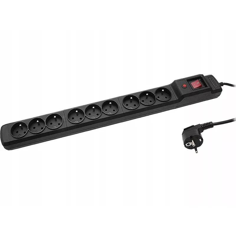 Ylijännitesuoja Armac M9/15/CZ musta 9 AC-pistorasiaa 250V 1,5m