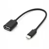TB kaapeli OTG USB AF - USB C 15cm musta (AKTBXKU4PAC015B)