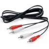 Equip 147094 audiokaapeli 2,5 m 2 x RCA musta