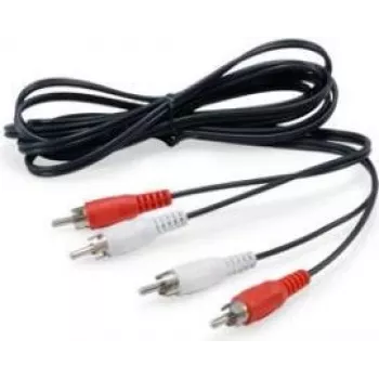 Equip 147094 audiokaapeli 2,5 m 2 x RCA musta